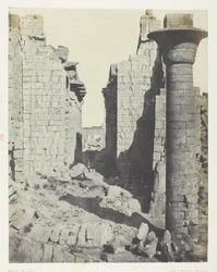Palace of Karnak, Court of Bubastites and Main Entrance of the Hypostyle Hall; Thebes
