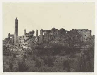 Palace of Karnak, General View of the Ruins, Taken from the North; Thebes