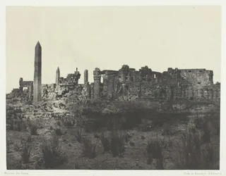 Palais de Karnak, General View of the Ruins, Taken from the North, Thebes