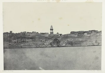 General View of Esneh, Upper Egypt, plate 64 from the album "Egypt, Nubia, Palestine and Syria" (1852)