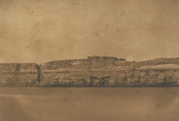 View of Djebel-el-teir and the Convent of the Poulie, 1850
