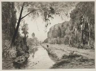 Canal at Pont Sainte-Maxence, c. 1878
