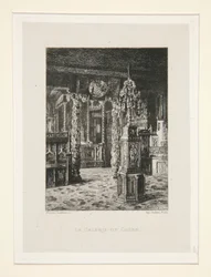 The Oak Gallery, pl. 6 from the suite Chez Victor Hugo