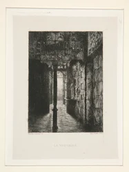 The Vestibule, pl. 3 from the Suite Chez Victor Hugo