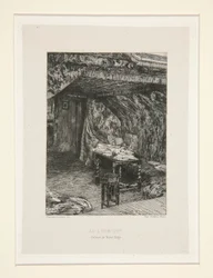 The Look-Out, the Office of Victor Hugo, Plate 9 from the Suite Chez Victor Hugo