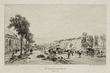 Artistic Souvenirs of the Siege of Paris: The Cavalier (Bastion 63)