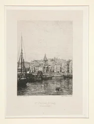 St. Peter-Port, Guernsey, Plate 1 from the Suite Chez Victor Hugo