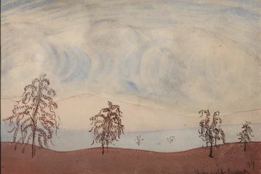 Landscape with Trees
