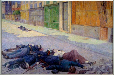 A street of Paris in May 1871 or the Commune