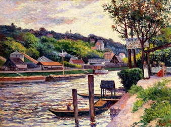 Outdoor Cafe on the Banks of the Oise