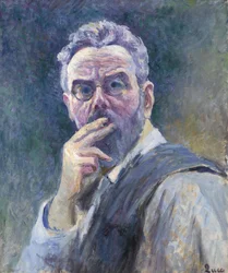 Self-Portrait with Cigarette