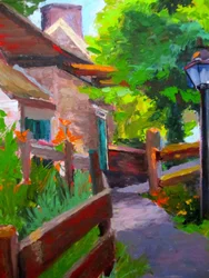Charming Garden Path