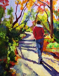 Colorful Autumn Stroll