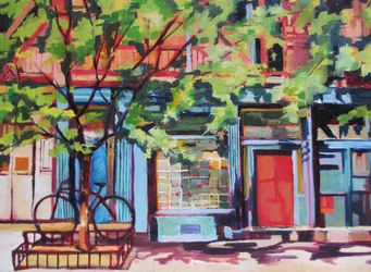 Colorful City Street
