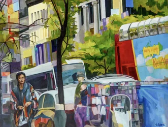 Colorful City Streets