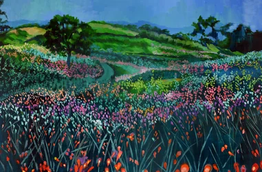 Path Through Wildflowers