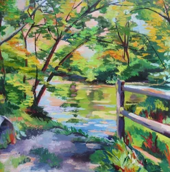 Serene River Path