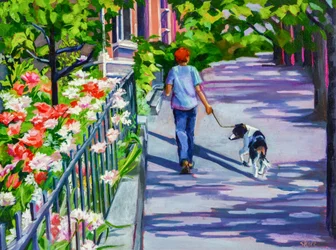 Sunny Sidewalk Stroll