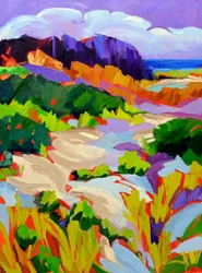 Vibrant Coastal Landscape