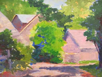 Vibrant Countryside Barns