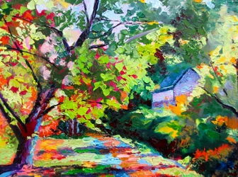 Vibrant Forest Home