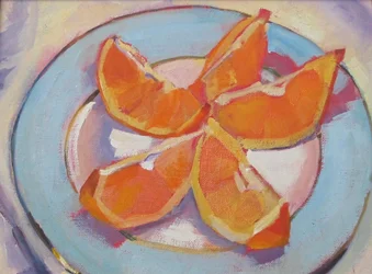 Vibrant Orange Still Life