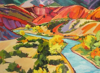 Vibrant River Valley