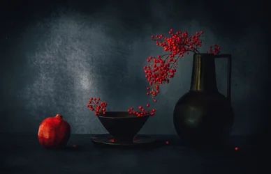 Deep Red Still Life