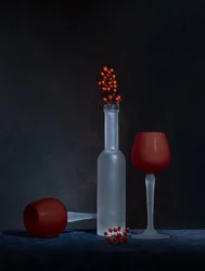 Frosted Glass Berries