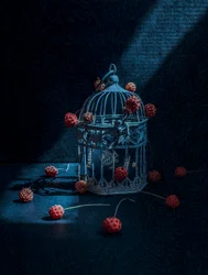 Mysterious Birdcage and Berries