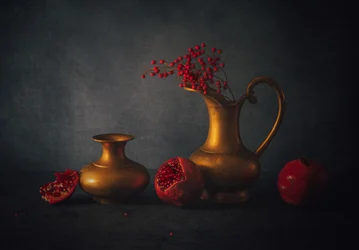 Pomegranate Still Life