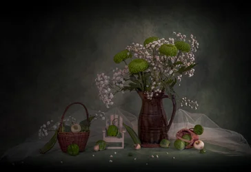 Rustic Green Still Life
