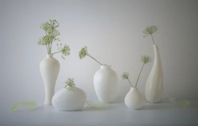 White Vases Still Life