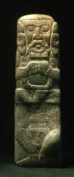 Statuette Placed in Dedication Down the Hieroglyphic Stairway, Copan, Late Classic Period (600-900)