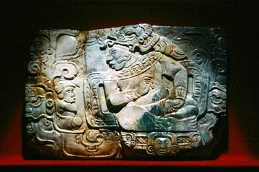 Pectoral of the King and Courtier, from Nebaj, Guatemala, Classic Period