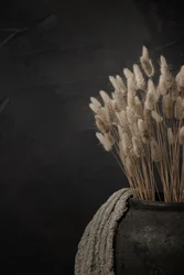 Bunny Tails Dark Vase
