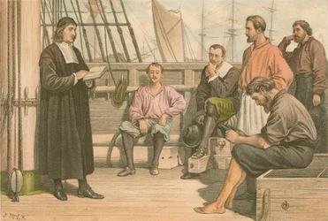 McWard Preaching to the Sailors at Rotterdam