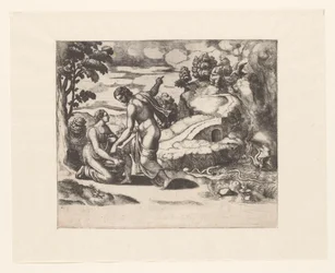 Venus Sends Psyche to a Spring Guarded by Dragons