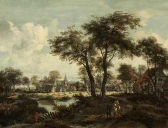 Village near a Pool