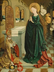 Mary as Temple Virgin in an Ear of Corn Dress