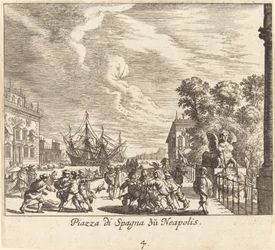 Piazza di Spagna, Naples