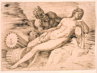 A Satyr Spying upon the Sleeping Antiope