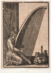 Female Harp Player