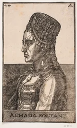 Portrait of a Sultaness, Profile to the Left: ACHADA SOLTANE