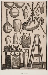 Twelve Different Household Utensils