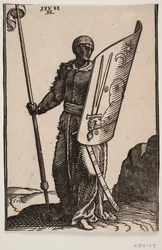 Warrior with Lance and Shield