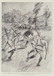 The Fighting in Rhodesia, Prince Alexander of Teck Bringing Reinforcements to the Imperial Troops at the Siege of Wedza