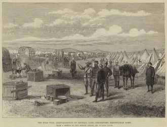 The Zulu War, Head-Quarters of General Lord Chelmsford, Erzungayan Camp