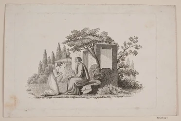 A Hermit Preaching to a Kneeling Young Girl