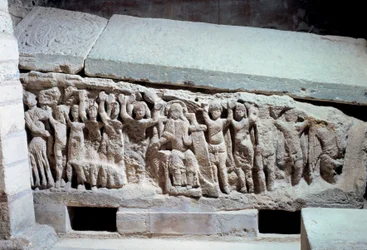 Merovingian Art: Bas Reliefs of the Tomb of Agilbert